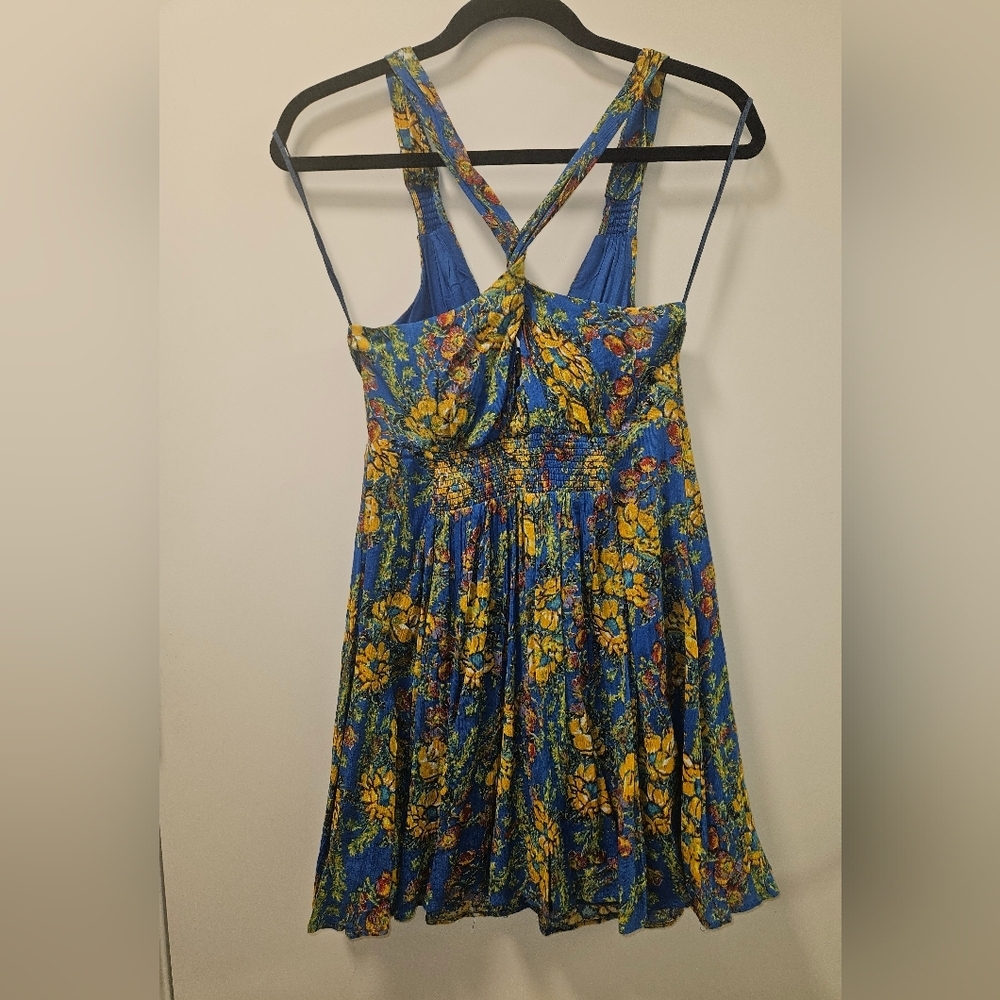 Free People Washed Ashore Floral Strappy Romantic Sundress Size XS - Picture 4 of 10